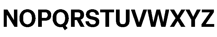 Special Gothic SemiBold Font UPPERCASE
