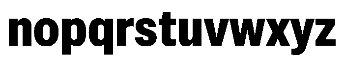 Special Gothic SemiCondensed Bold Font LOWERCASE