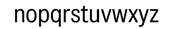 Special Gothic SemiCondensed Regular Font LOWERCASE