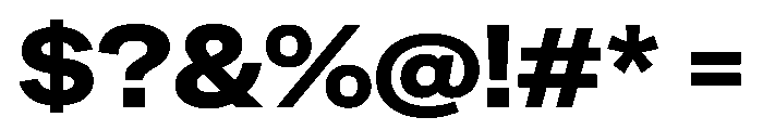 Special Gothic SemiExpanded Bold Font OTHER CHARS