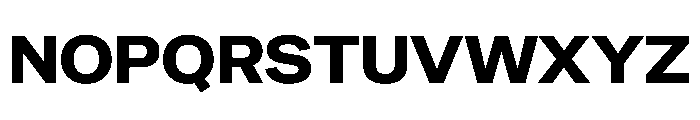 Special Gothic SemiExpanded Bold Font UPPERCASE