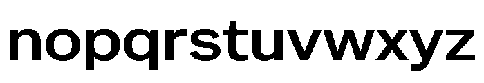 Special Gothic SemiExpanded Medium Font LOWERCASE