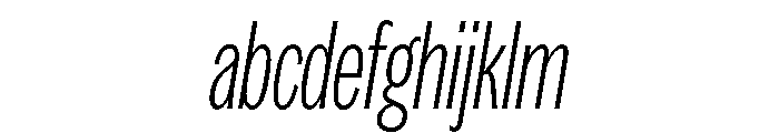 Spent VF Cmp ExLt Italic FONT