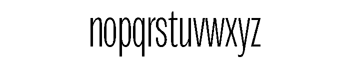 Spent VF Cmp ExLt Font LOWERCASE