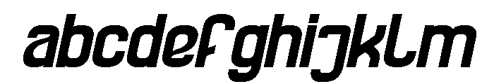 SPEED RACER Bold Italic FONT