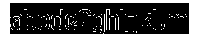 SPEED RACER-Hollow-Inverse FONT