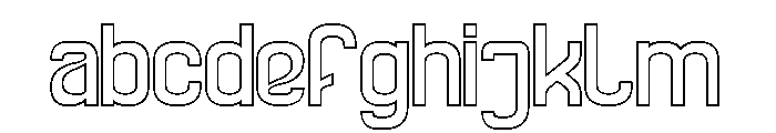 SPEED RACER-Hollow FONT