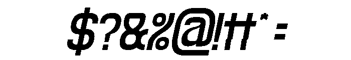 SPEED RACER Italic Font OTHER CHARS