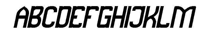 SPEED RACER Italic Font UPPERCASE