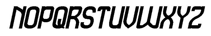 SPEED RACER Italic Font UPPERCASE
