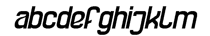 SPEED RACER Italic FONT