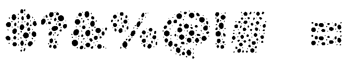 SPOOKY BUBBLE Font OTHER CHARS