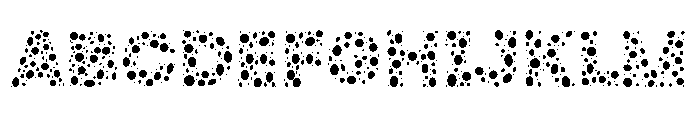 SPOOKY BUBBLE Font UPPERCASE