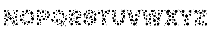 SPOOKY BUBBLE Font UPPERCASE