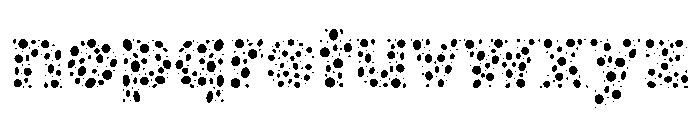 SPOOKY BUBBLE Font LOWERCASE