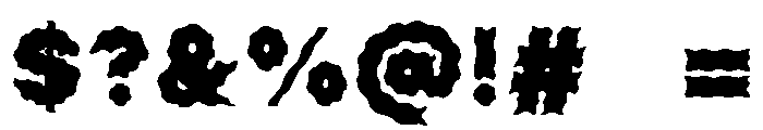 SPOOKY SOUL Font OTHER CHARS
