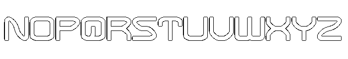SPREAD WINGS-Hollow Font UPPERCASE