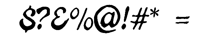 Space_Age Font OTHER CHARS
