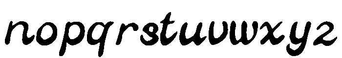 Space_Age Font LOWERCASE