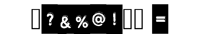 Space Label Regular Font OTHER CHARS