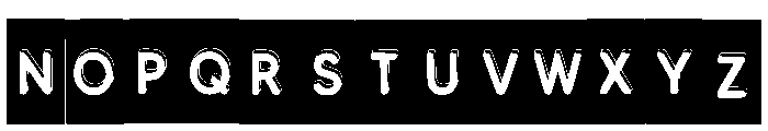 Space Label Regular Font LOWERCASE