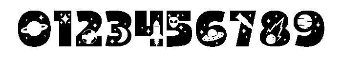 Space Lover Font OTHER CHARS