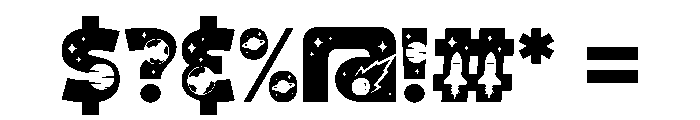 Space Lover Font OTHER CHARS
