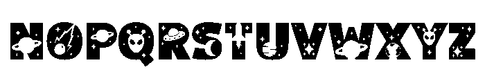 Space Lover Font UPPERCASE