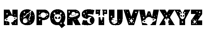 Space Lover Font LOWERCASE