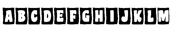 Space Note Regular Font UPPERCASE
