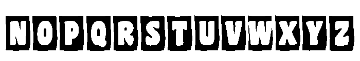 Space Note Regular Font LOWERCASE