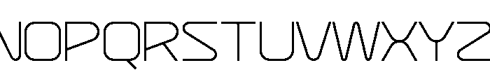 Space Void Font UPPERCASE