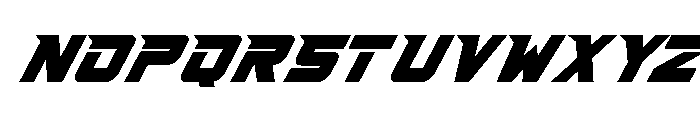 SpaceRace-Regular Font UPPERCASE