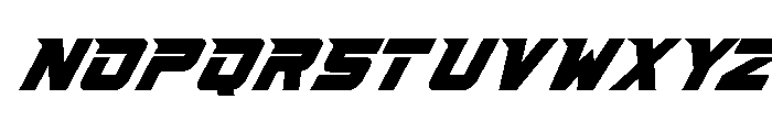 SpaceRace-Regular Font LOWERCASE