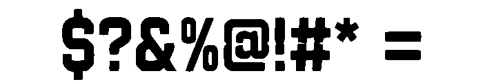 Spacetro Font OTHER CHARS