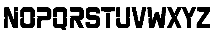 Spacetro Font UPPERCASE