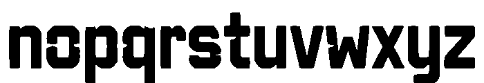 Spacetro Font LOWERCASE