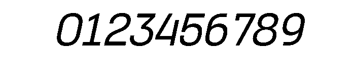 Spacilo Mono Italic Font OTHER CHARS