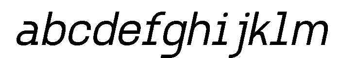 Spacilo Mono Italic FONT