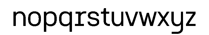 Spacilo Mono Regular Font LOWERCASE