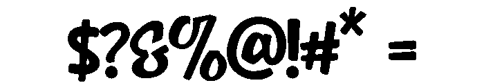 Spark Boys Font OTHER CHARS