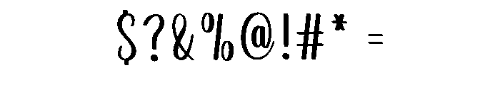 Spark England Font OTHER CHARS