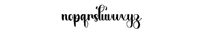 Spark England Font LOWERCASE