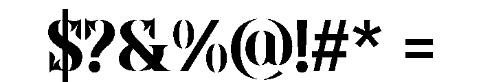 Sparke Regular Font OTHER CHARS