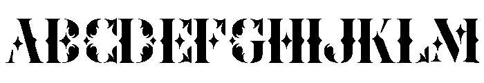 Sparke Regular Font UPPERCASE