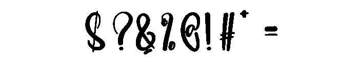 Sparkle Rainbows Font OTHER CHARS