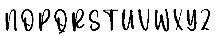 Sparkle Rainbows Font UPPERCASE
