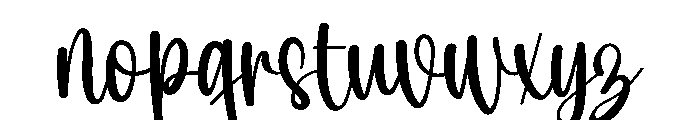 Sparkle Rainbows Font LOWERCASE