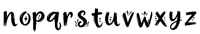 Sparkle_Rise Font LOWERCASE