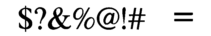 Sparkle monogram Font OTHER CHARS